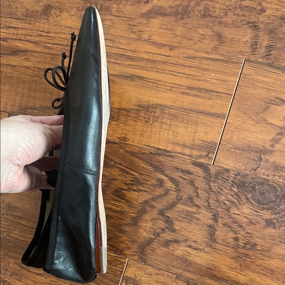 Black Leonie Ballet Flats - Picture 6 of 7